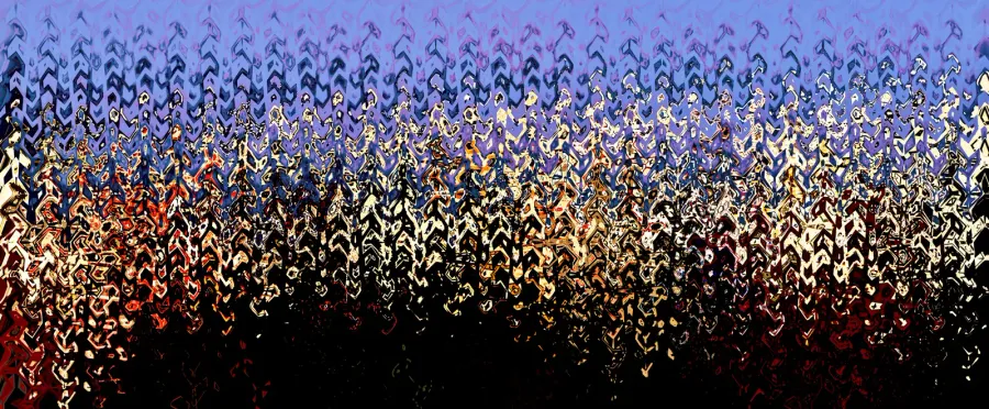 El coro 160, composición abstracta de Alberto Cassano