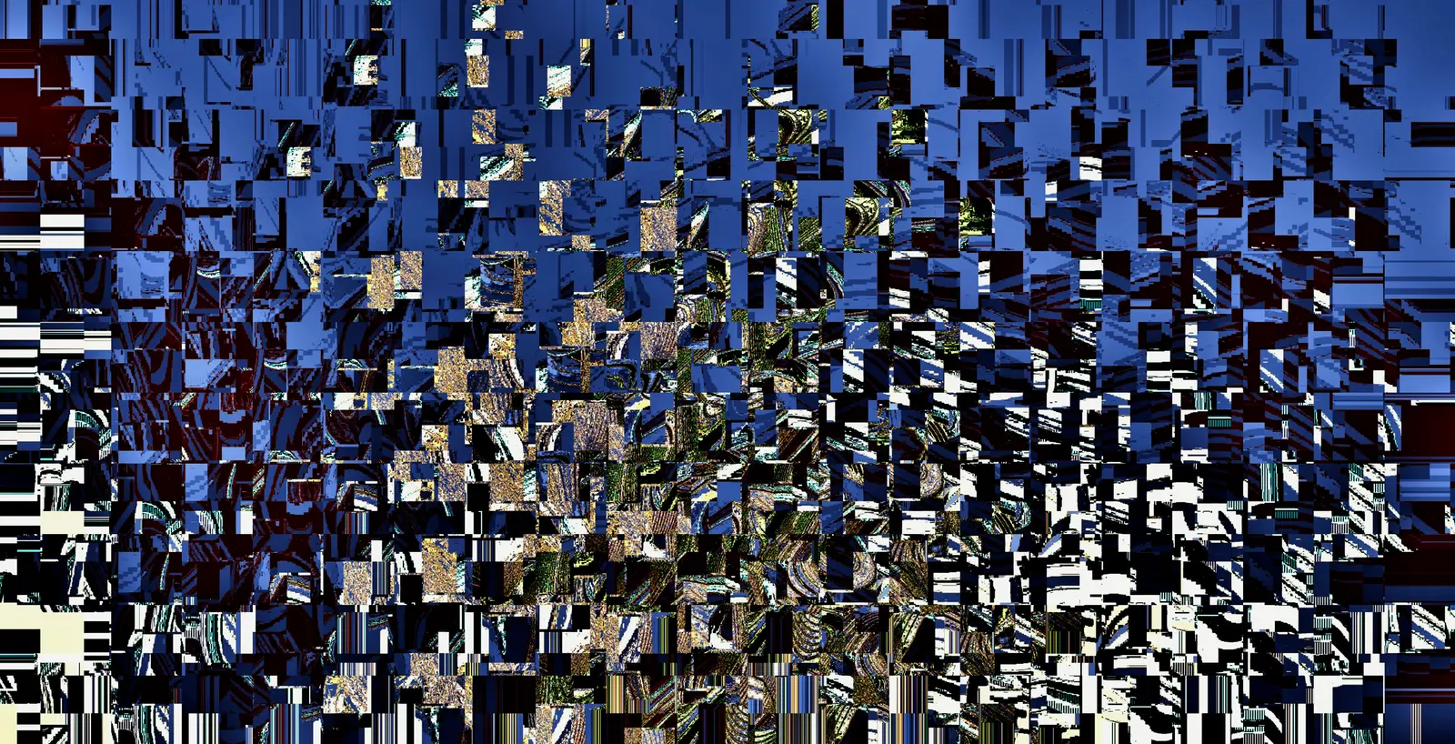 Desbandada nocturna — obra original de A. Cassano, Primeros, 48×25 cm